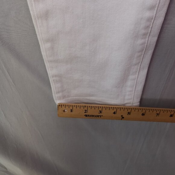 Frame Le Garcon Jeans Size 28 White Cropped Summer Coastal Casual - Picture 13 of 14